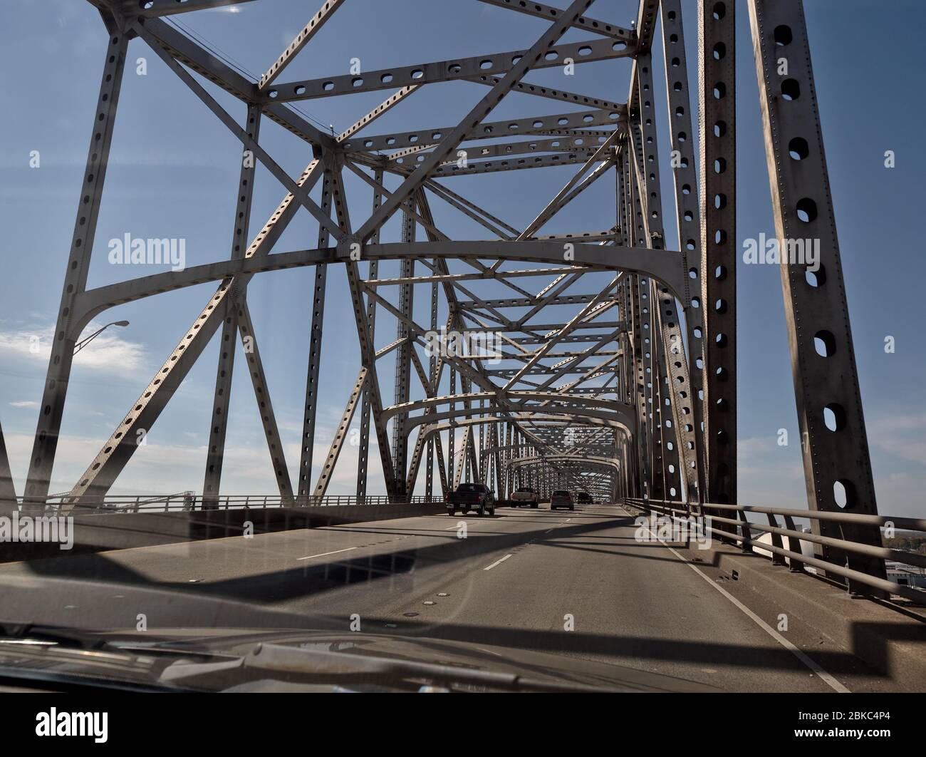 Baton Rouge, Louisiana, USA 2020 Horace Wilkinson Bridge carries