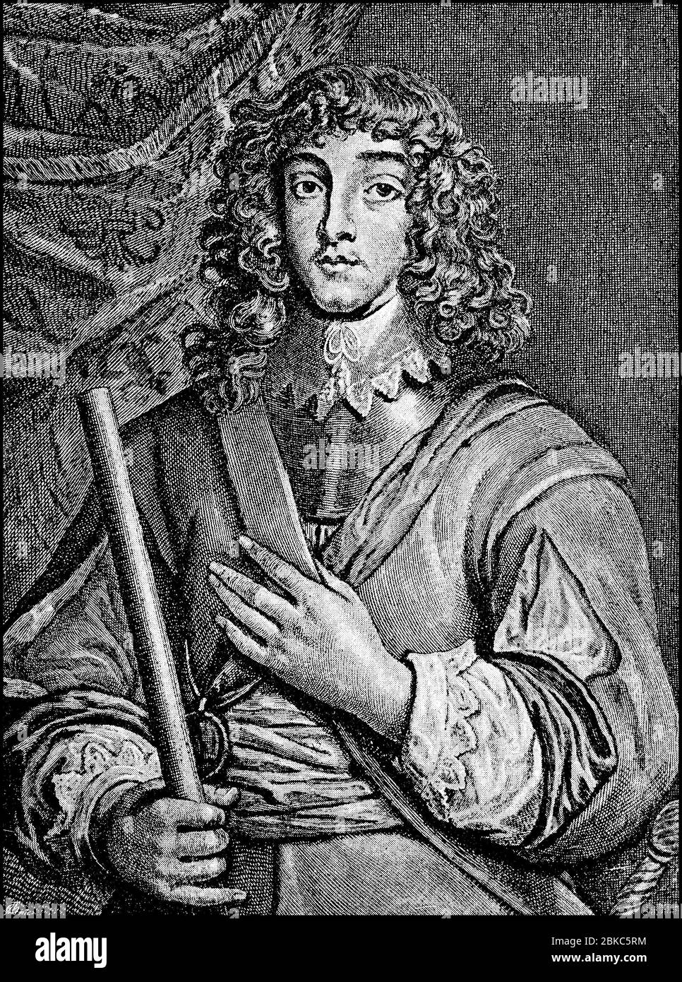 Prinz ruprecht von der pfalz prince rupert of the rhine hi res stock
