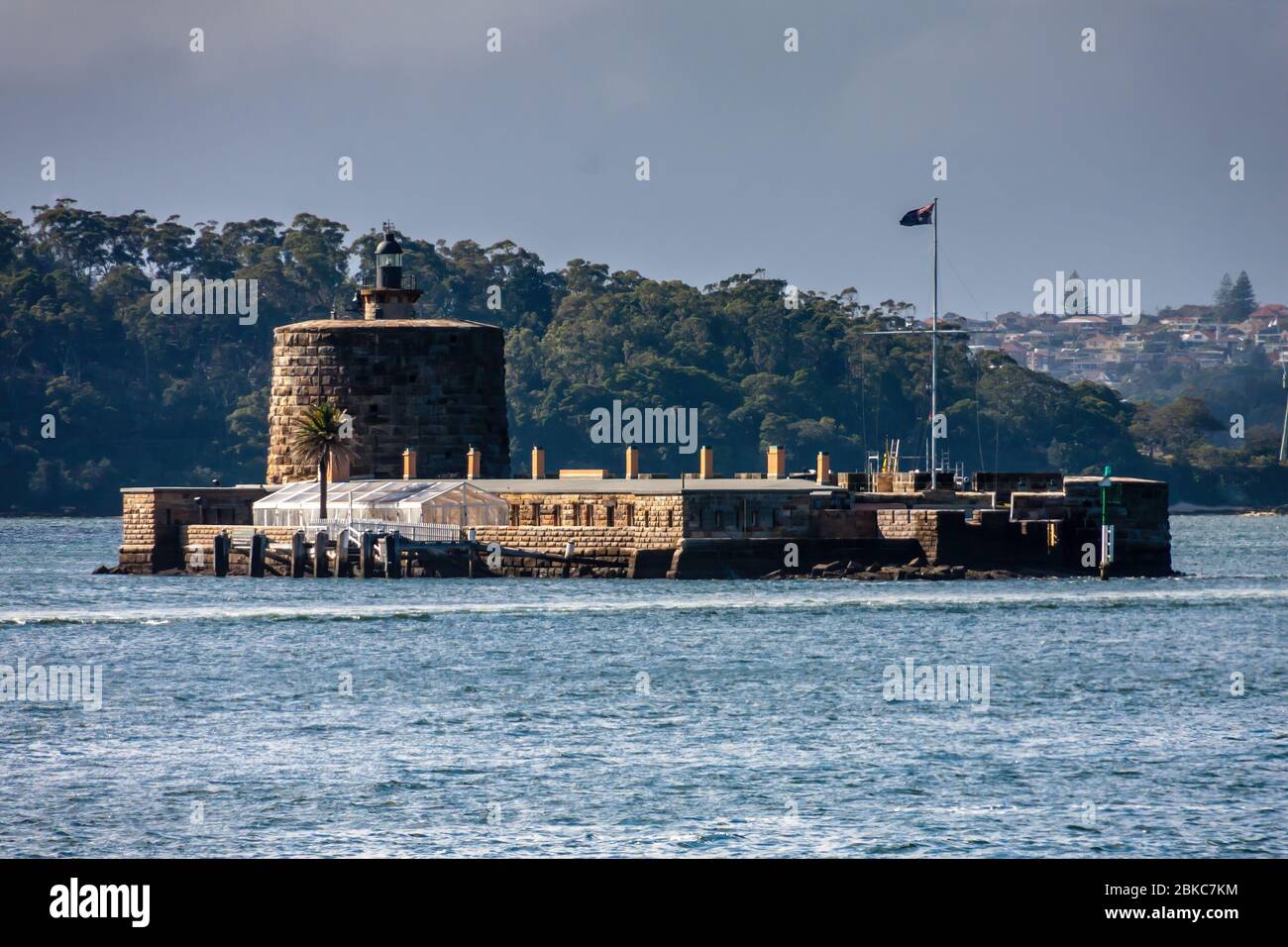 Fort Denison, a heritage fort on a Sydney Harbour island, Sydney, Australia Stock Photo