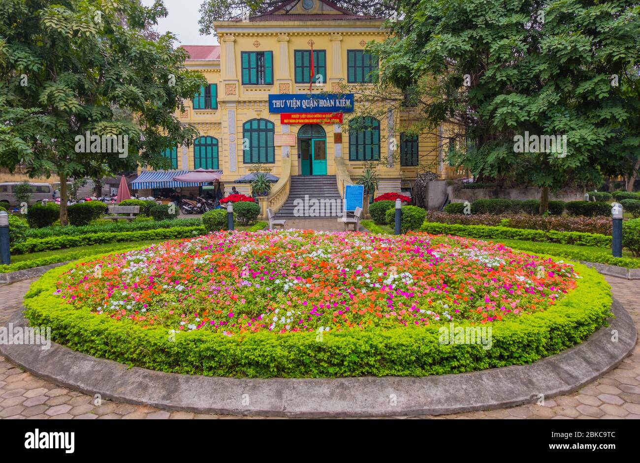 Hang Trong Flower Garden, Hoan Kiem district, Hanoi, Vietnam Stock