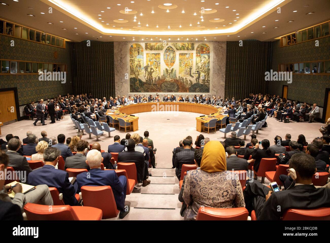 United nations headquarters in new york the security council hi-res ...
