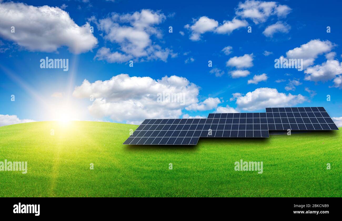Solar electric panels hi-res stock photography and images - Alamy