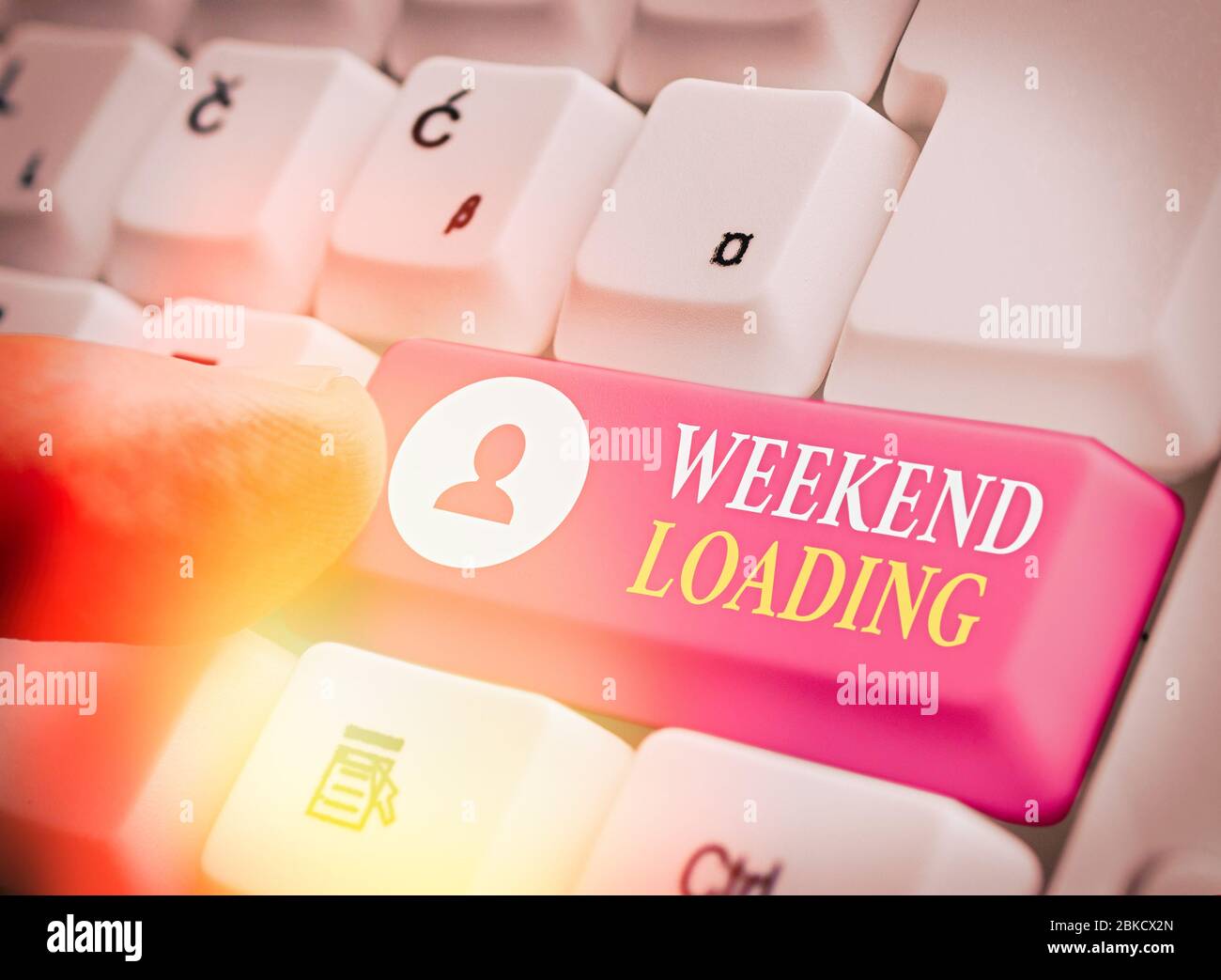 Writing note showing Weekend Loading. Business concept for Starting ...