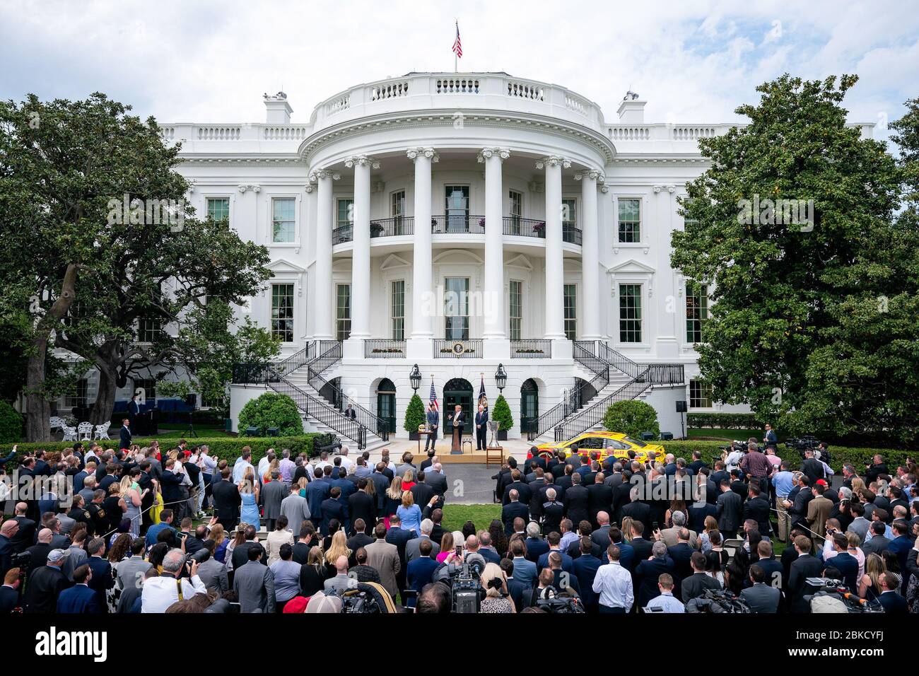 The 2018 NASCAR Cup Series Champion: Joey Logano Visits the White House  Stock Photo - Alamy