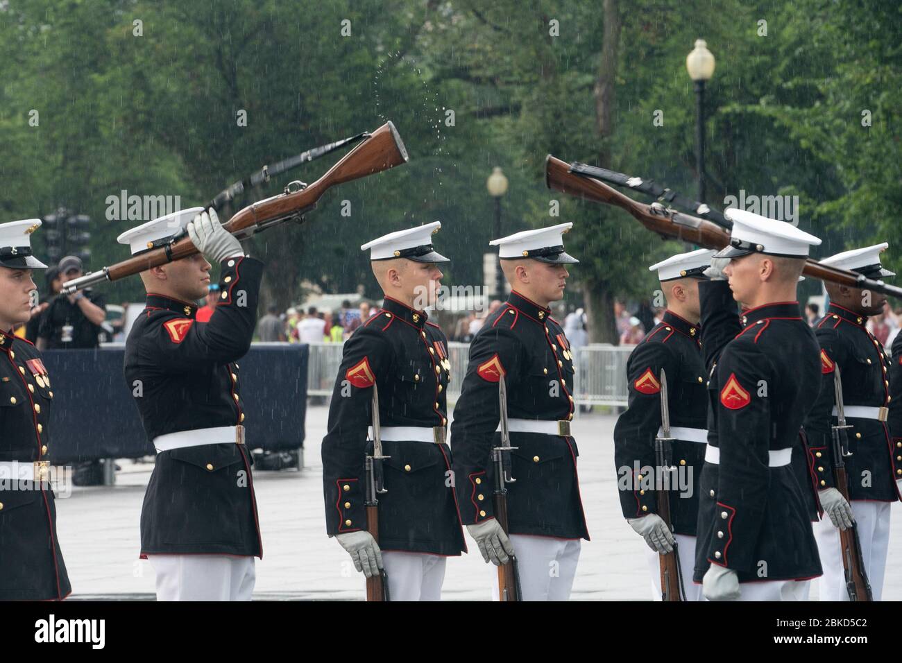 DVIDS - Images - The US Marine Silent Drill Team Performs at Halftime  During MetLife Stadium's Salute to Service Game [Image 22 of 22]