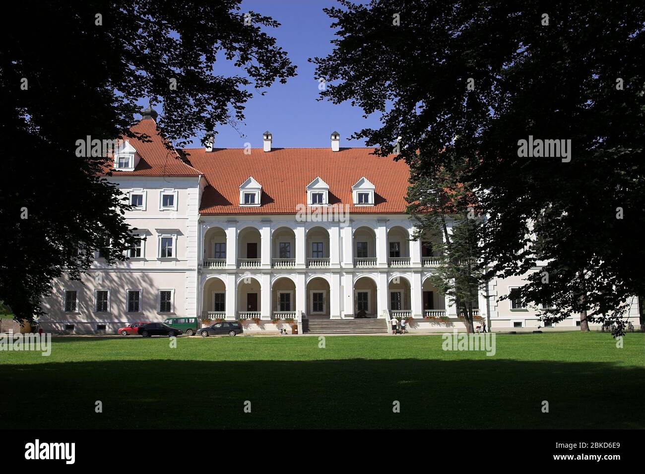 Birże, Biržai, Lithuania, Palace, magnate residence. Litauen, Palast, Magnatenresidenz. Litwa, Pałac, rezydencja magnacka. 立陶宛，宮殿，豪宅。 Stock Photo