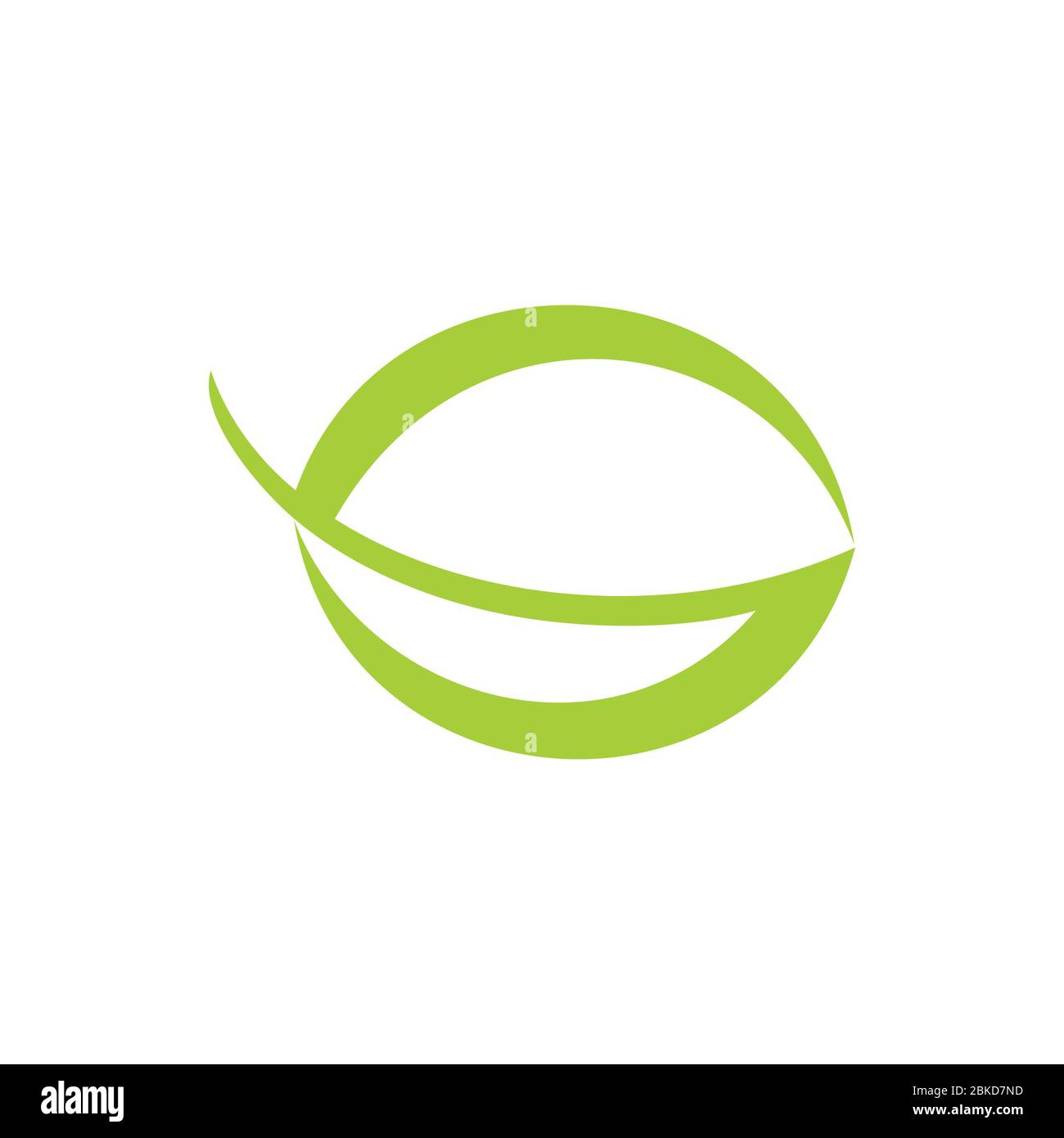 abstract green leaf letter g logo vector Stock Vector Image & Art - Alamy