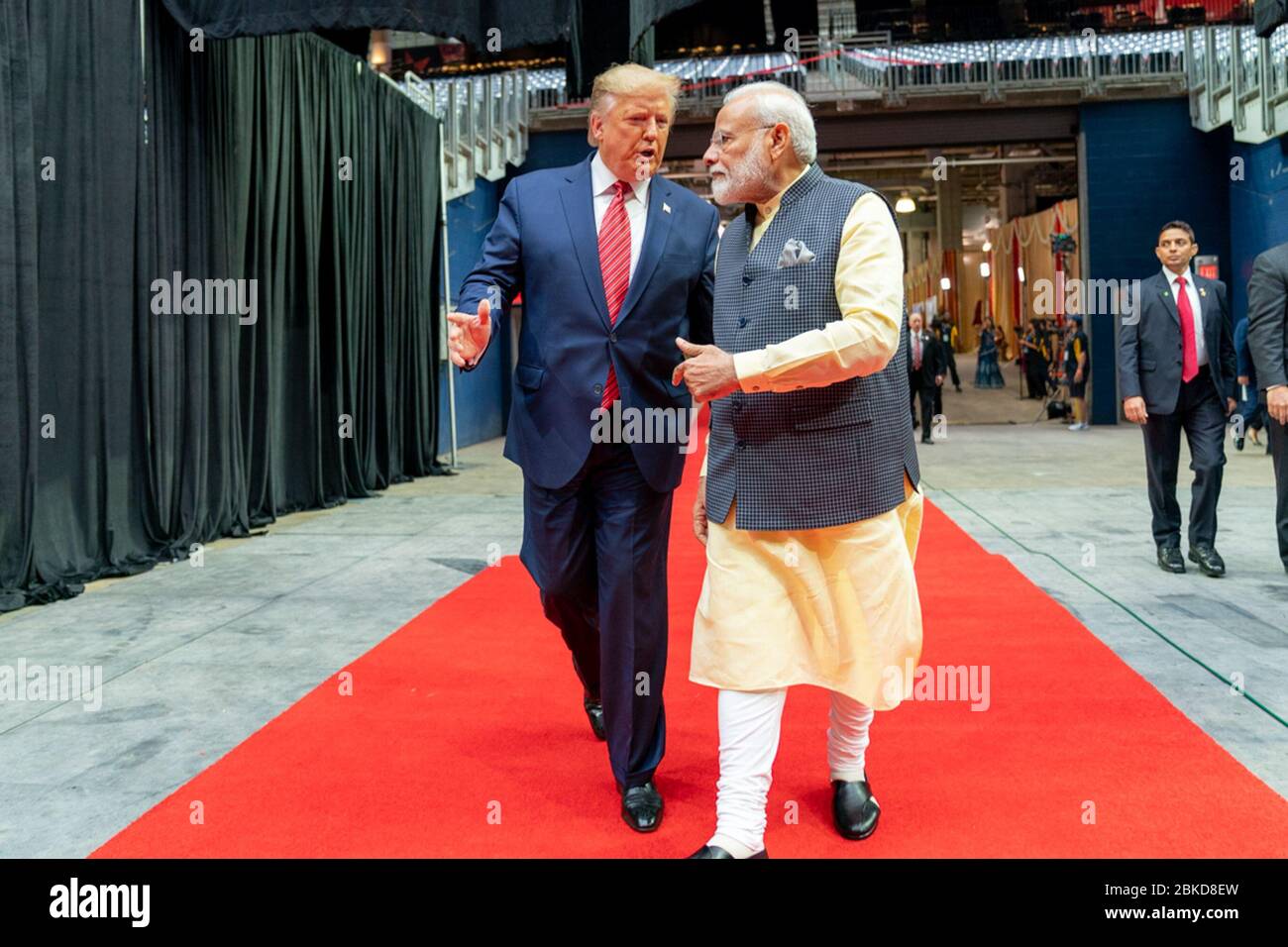 Trump with modi in houston hi-res stock photography and images - Alamy