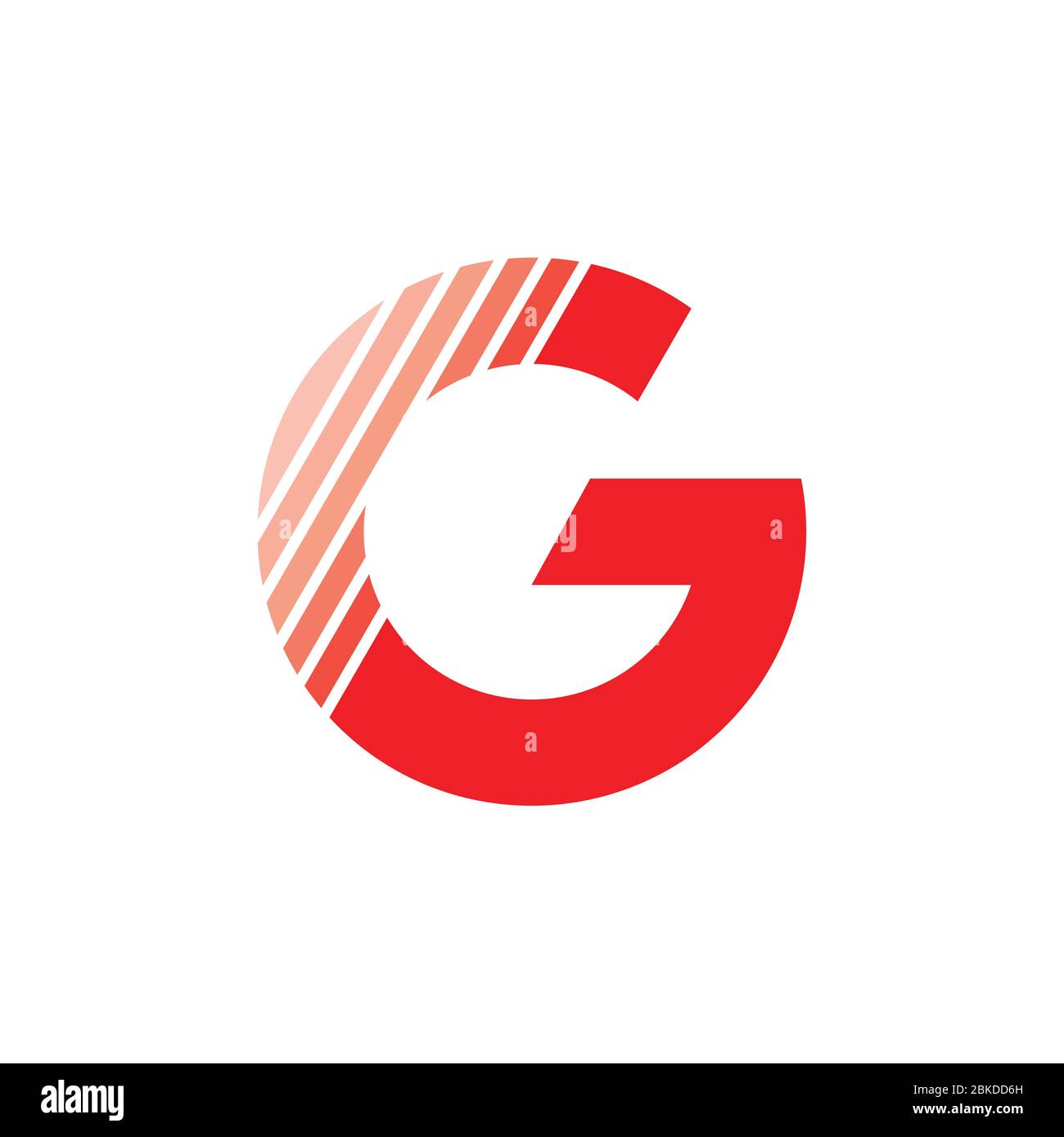 letter g stripes geometric arrow logo vector Stock Vector Image & Art ...