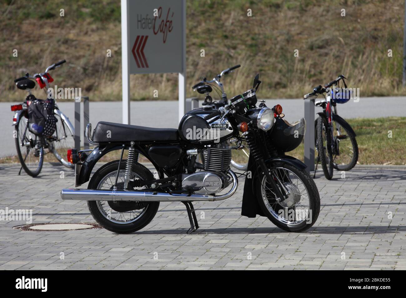 mz ts 250 ddr motorrad oldtimer Stock Photo - Alamy