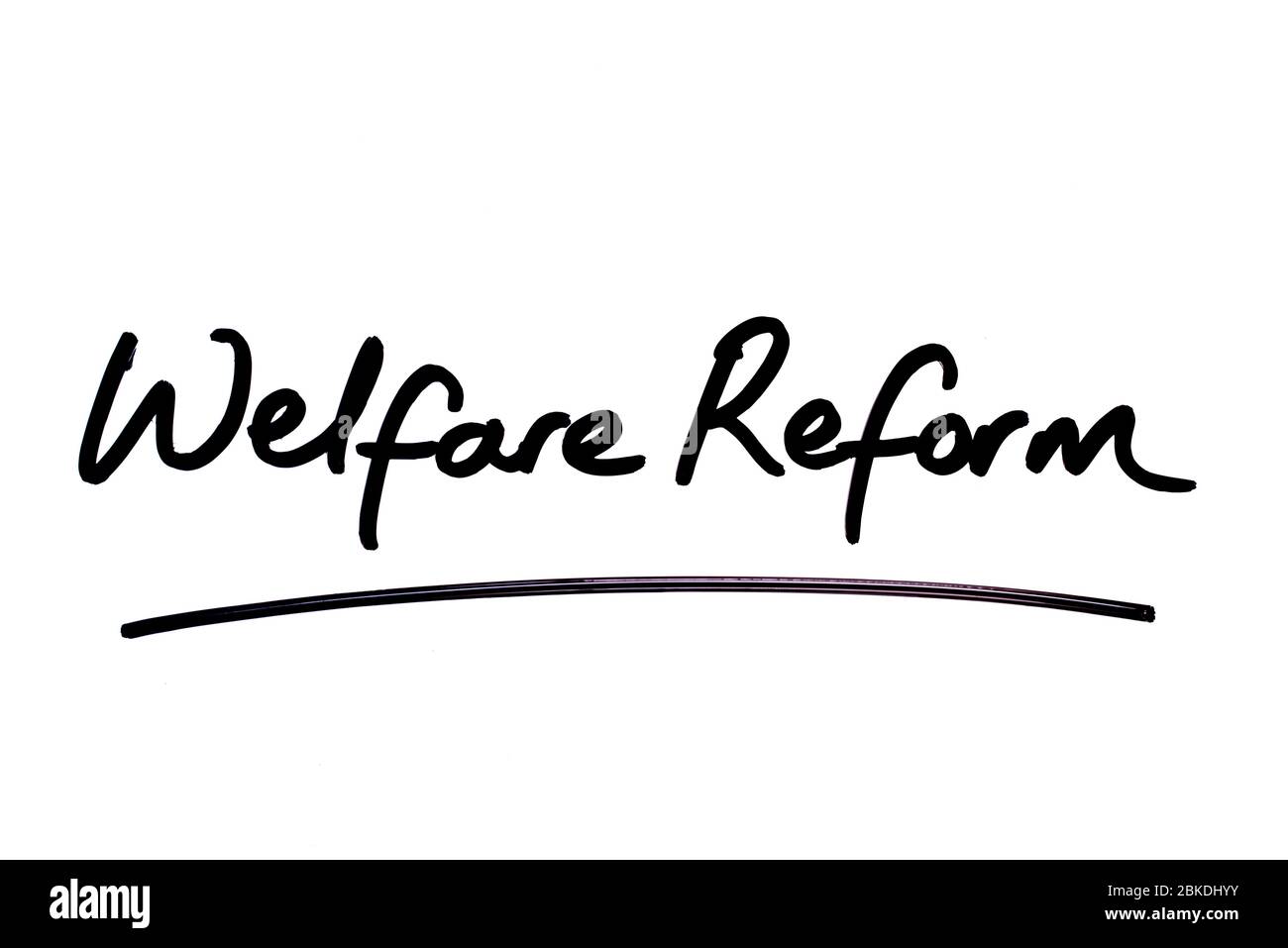 Welfare reform hires stock photography and images Alamy