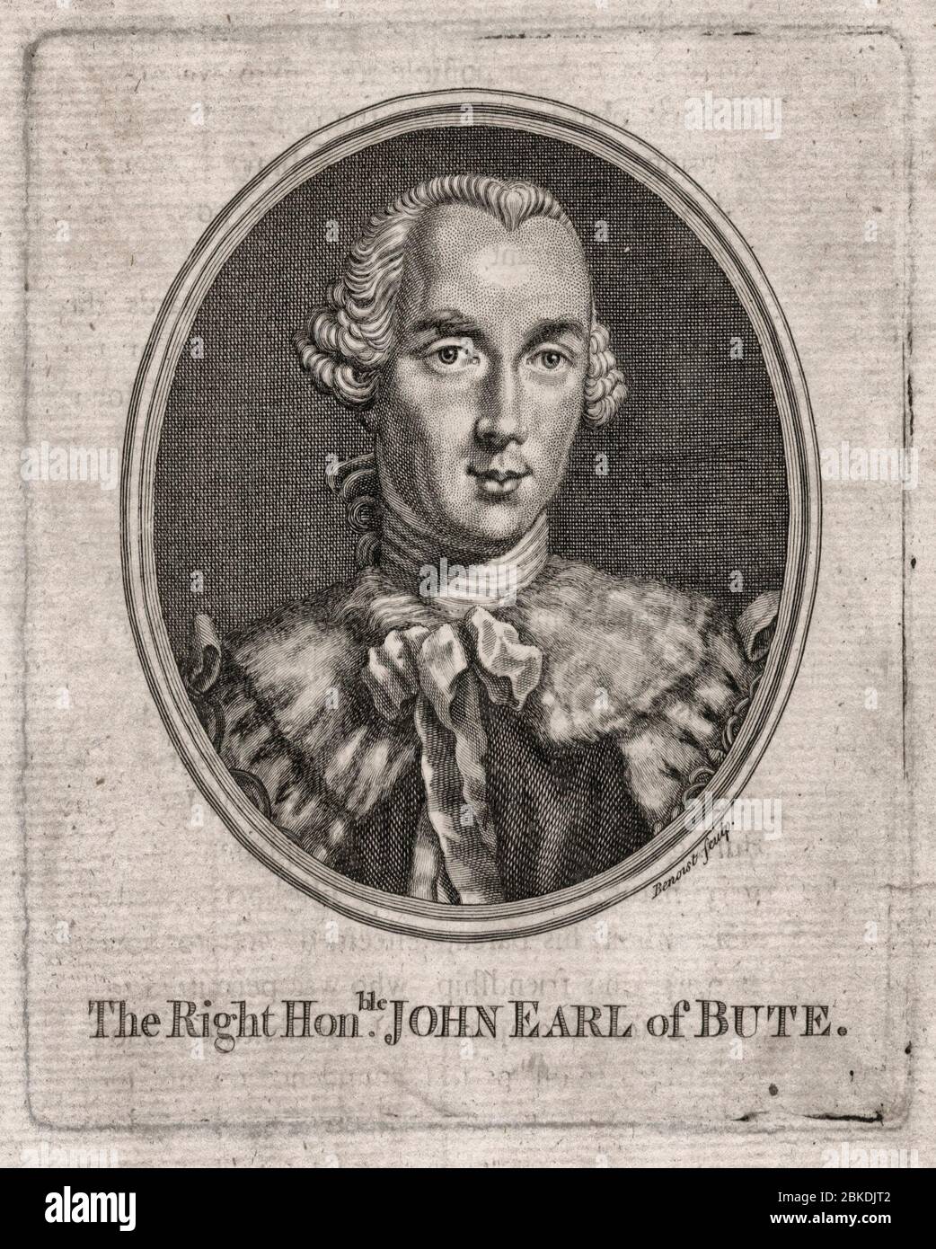 The Right Honourable John Earl of Bute Stock Photo