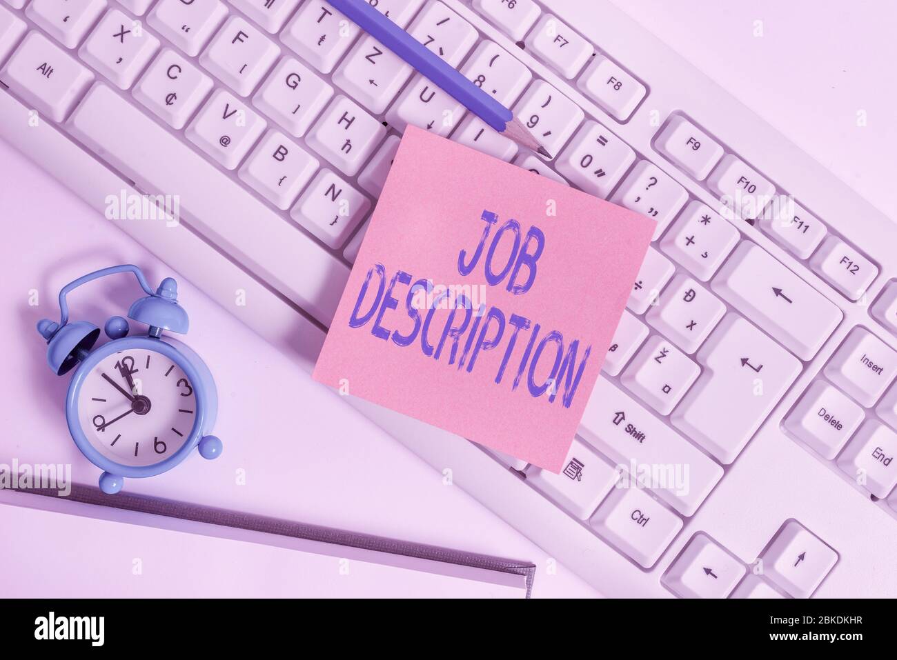 Handwriting text Job Description. Conceptual photo A document that ...