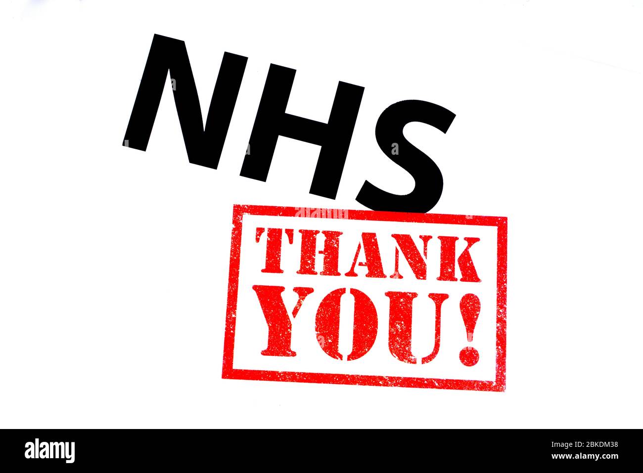 Nhs key worker thank you sign hi-res stock photography and images - Alamy