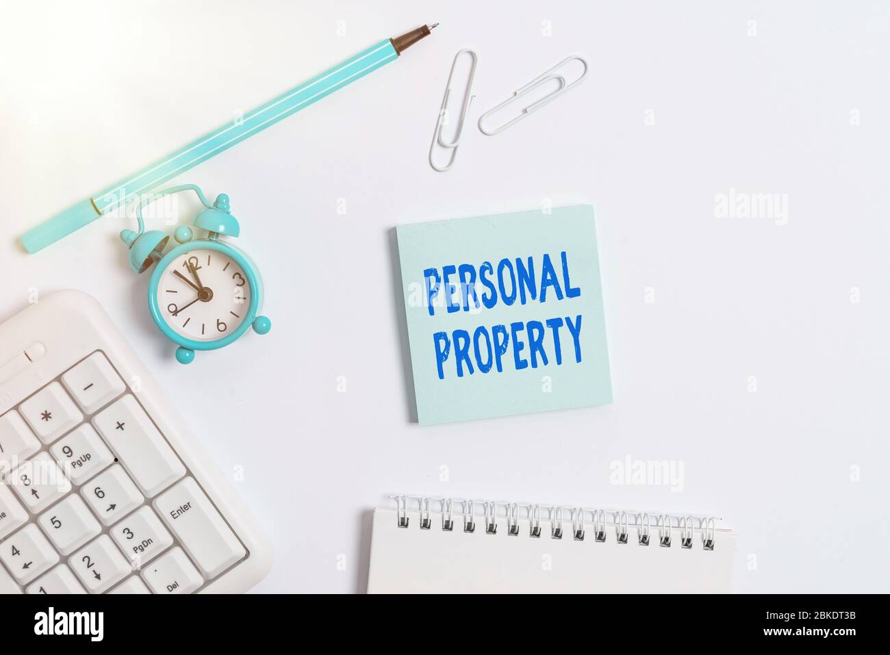 Conceptual hand writing showing Personal Property. Concept meaning ...