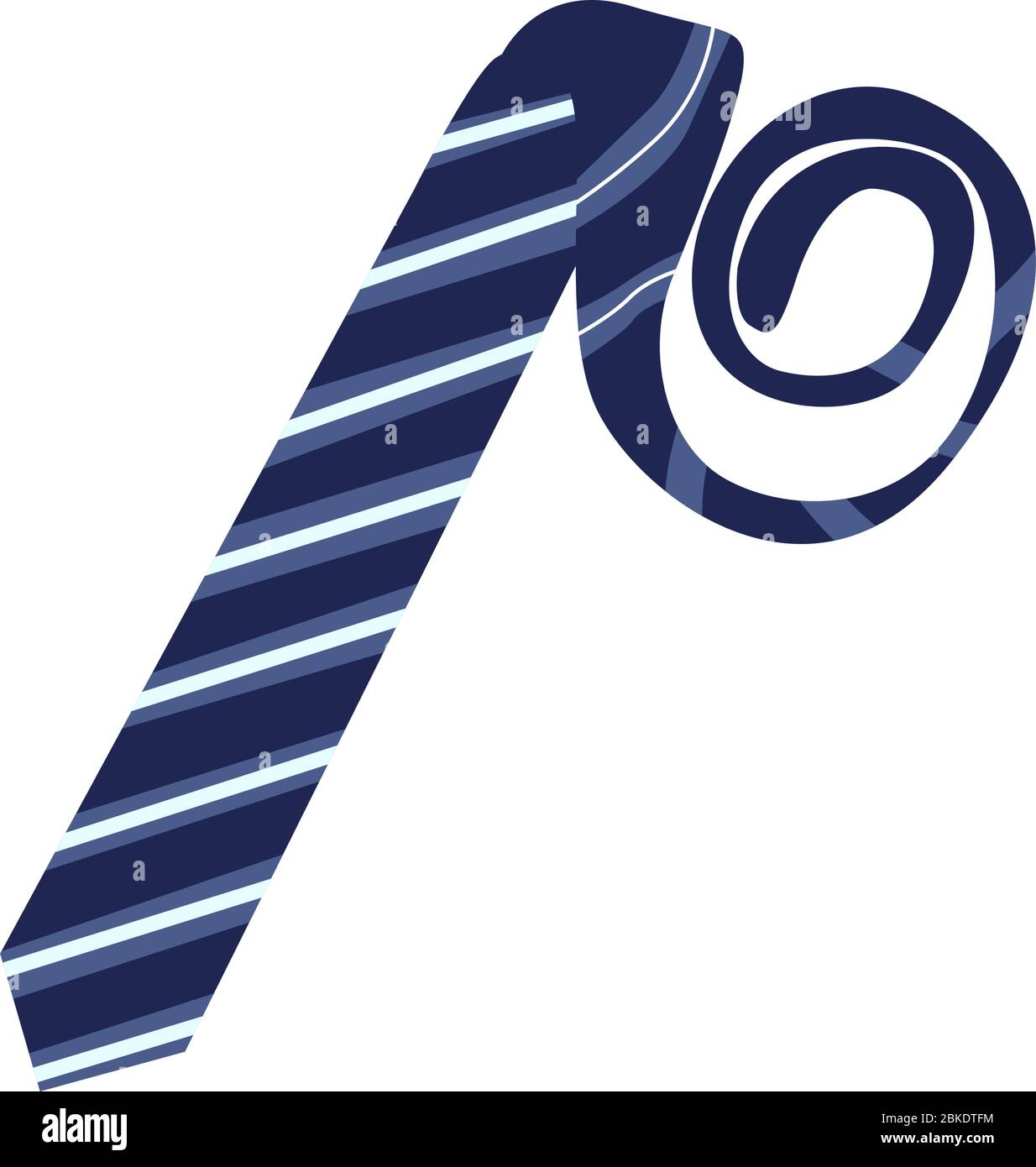 Isolated necktie icon Stock Vector