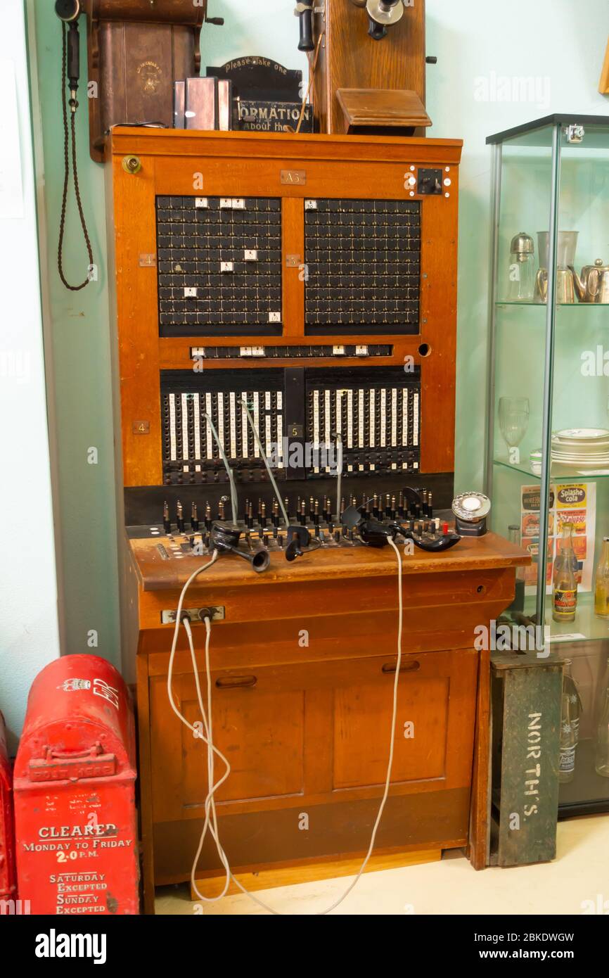 Small Town's Manual Telephone Exchange on display at Manilla NSW Museum