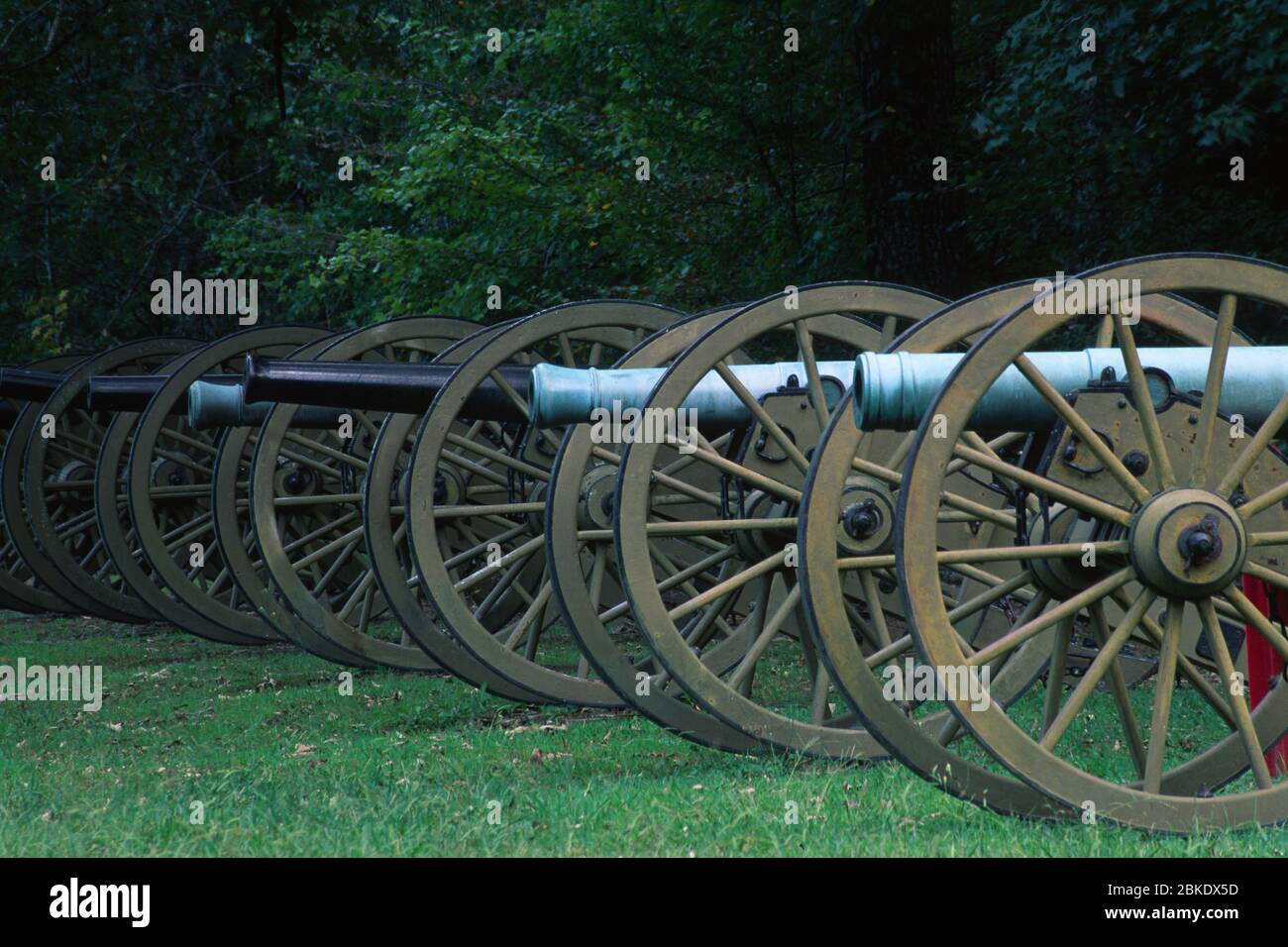 Cannon, Shiloh National Military Park, Tennessee Stock Photo