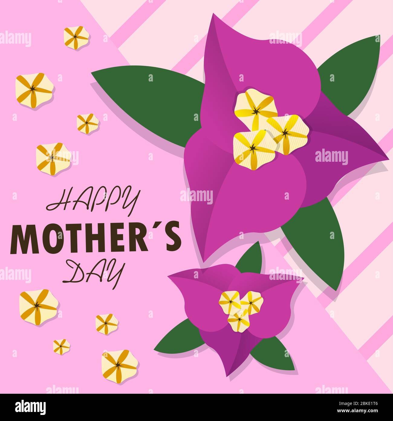 Happy mothers day card with flowers - Vector Stock Vector Image & Art ...