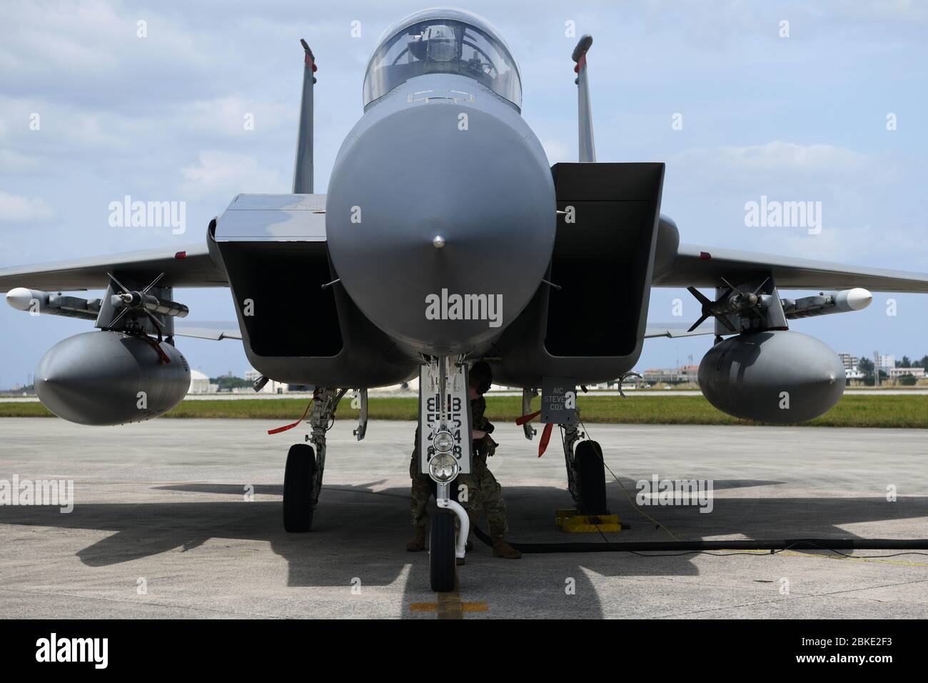 Airmen from the 44th and 67th Aircraft Maintenance Units refuel jets in ...