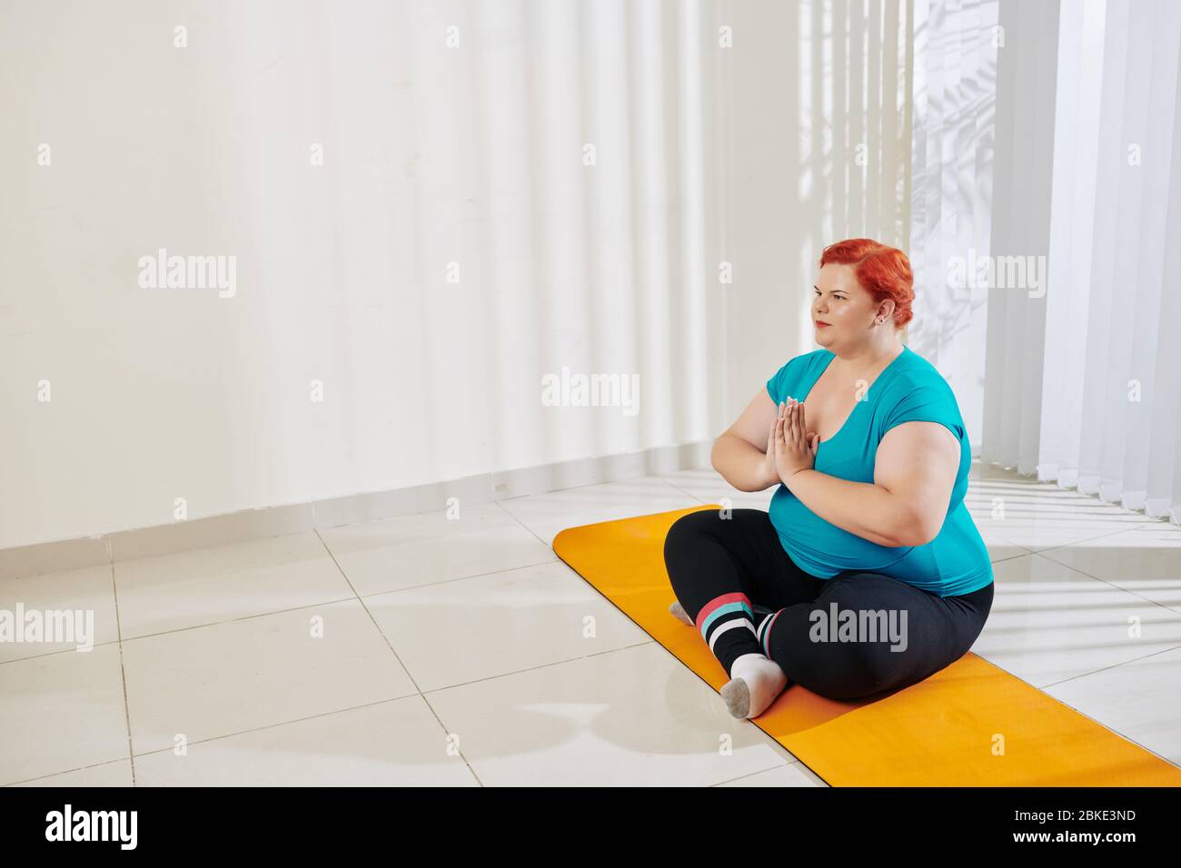 Positive young plus size hi-res stock photography and images - Alamy