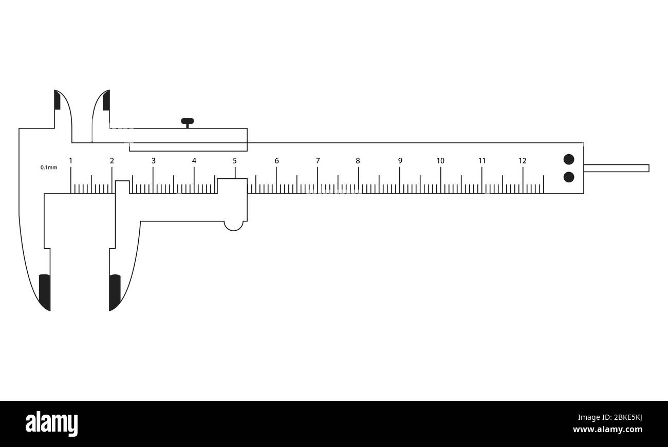 Draw neat labeled diagrams of a Vernier caliper showing the position of  external and internal jaws in the measurement of exterior and interior  dimensions.