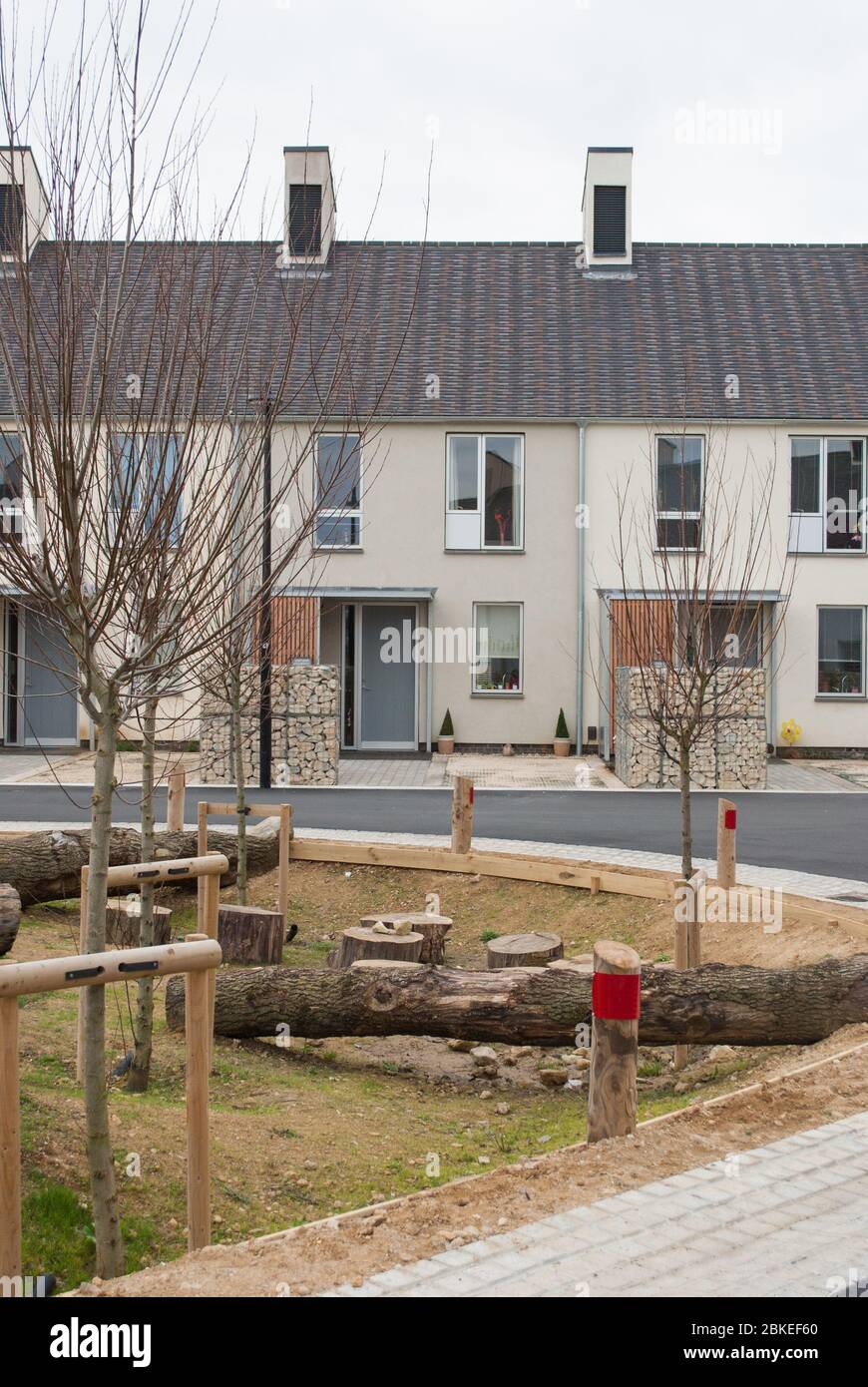 Modern Village Terraces Terraced Housing Grand Designs Kevin McCloud Triangle Howse Garden
