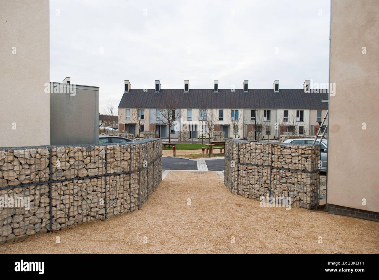 Modern Village Terraces Terraced Housing Grand Designs Kevin McCloud Triangle Howse Garden