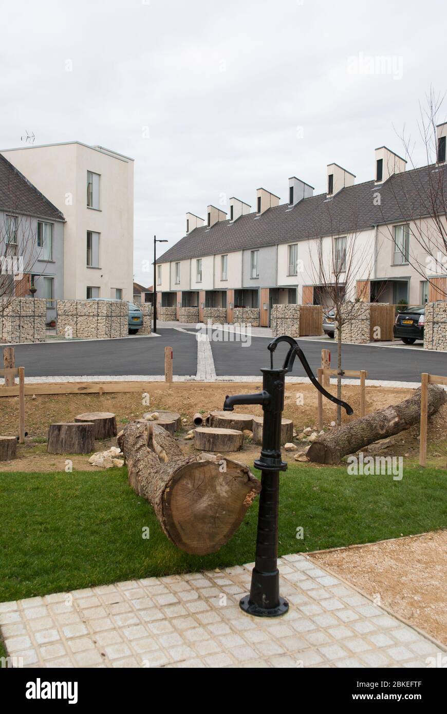 Modern Village Terraces Terraced Housing Grand Designs Kevin McCloud Triangle Howse Garden