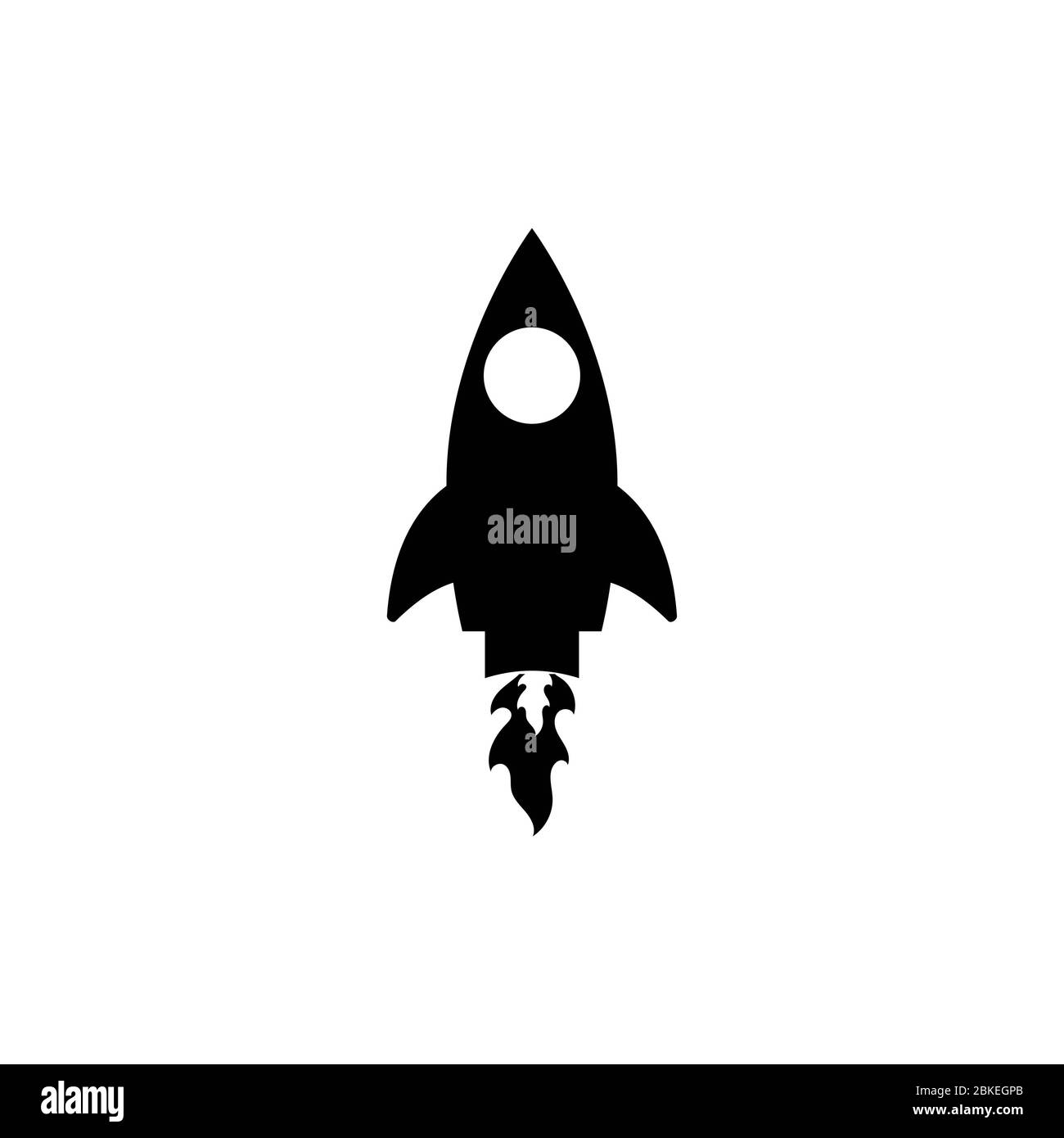 rocket vector graphic design illustration Stock Photo