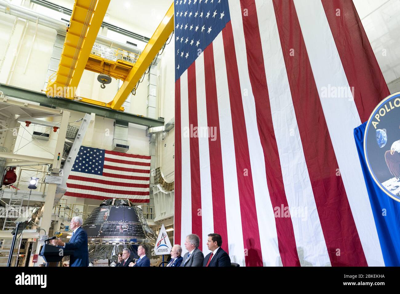 Vice President Mike Pence visits the Kennedy Space Center in Cape ...