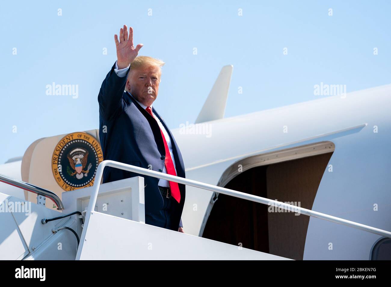 President Donald J Trump Boards Air Force One At Joint Base Andrews Md Friday Aug 9 19 En Route To Francis D Gabreski Airport In Westhampton Beach N Y President Trump Departs For