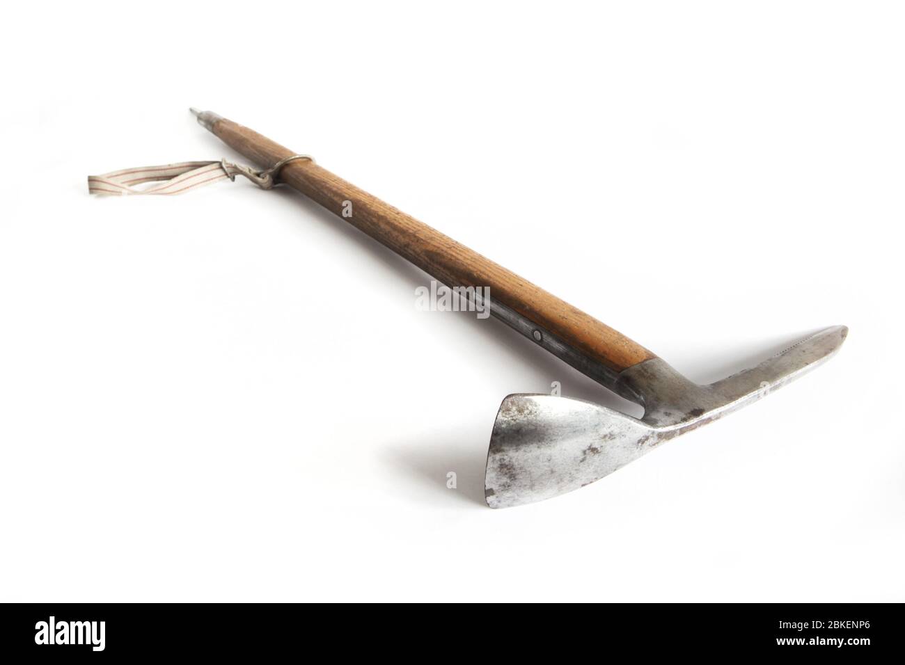 Old mountain Ice Axe isolated on white Stock Photo Alamy