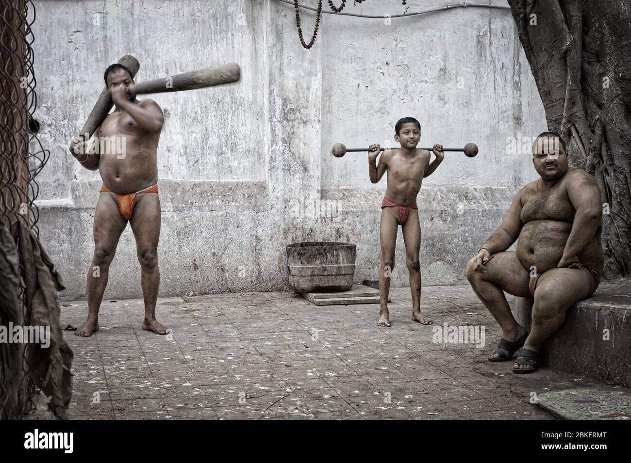 Kushti, wrestling, India Stock Photo - Alamy