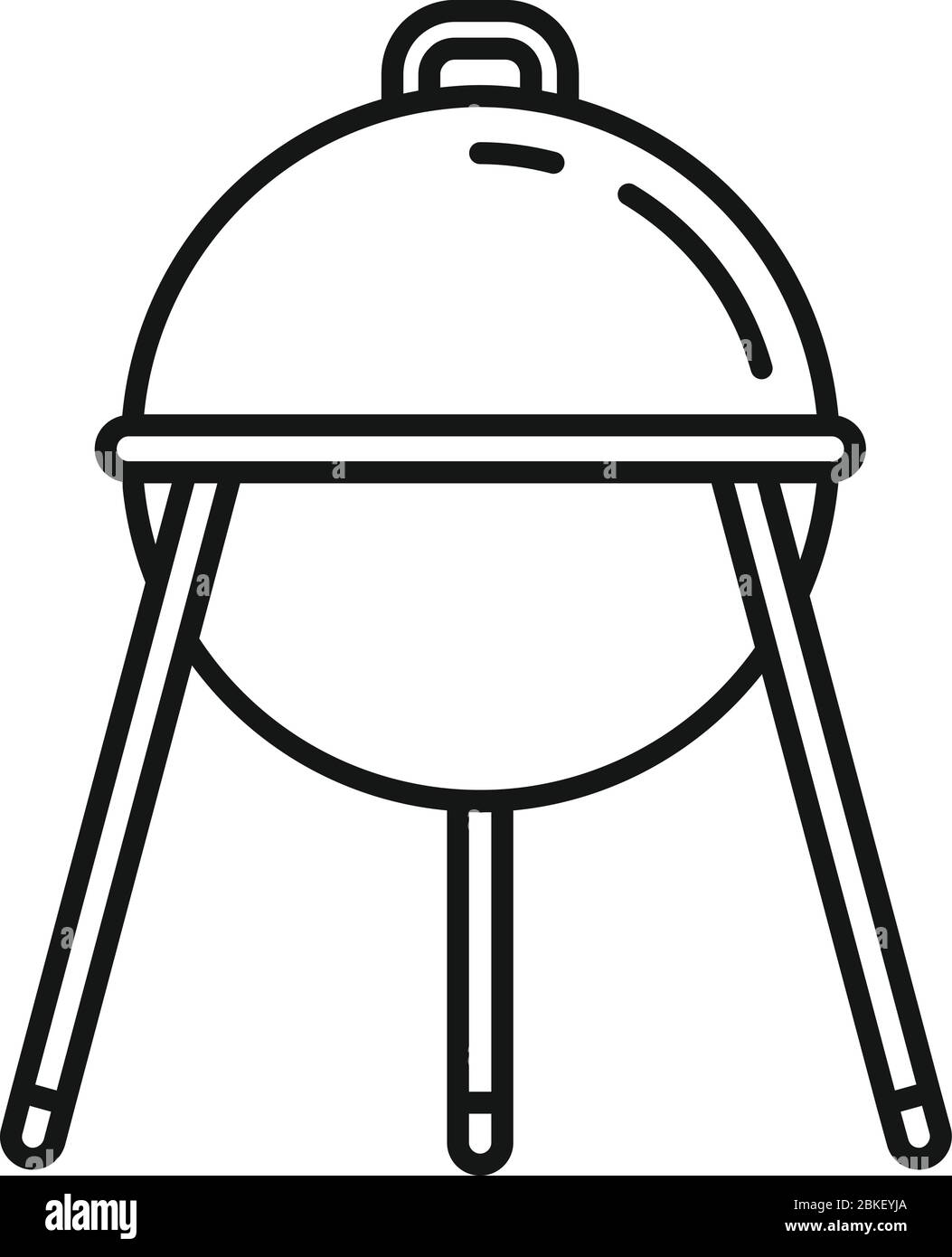 Bbq equipment icon. Outline bbq equipment vector icon for web design ...
