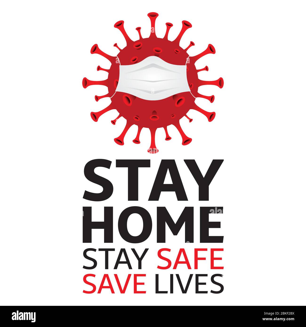 New Coronavirus Covid-19 concept design logo vector illustration Stock Vector