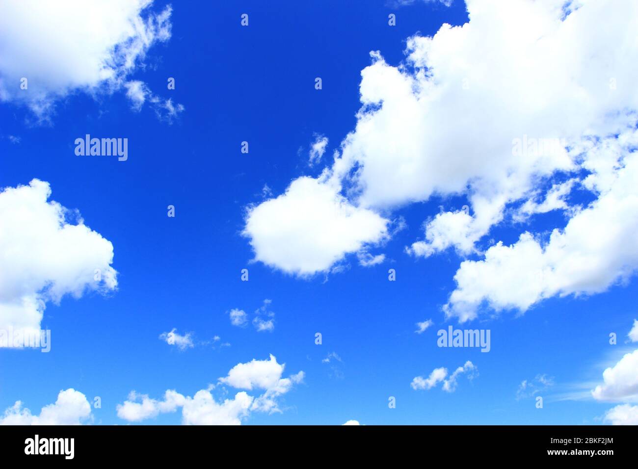 Beautiful white clouds on blue sky Stock Photo