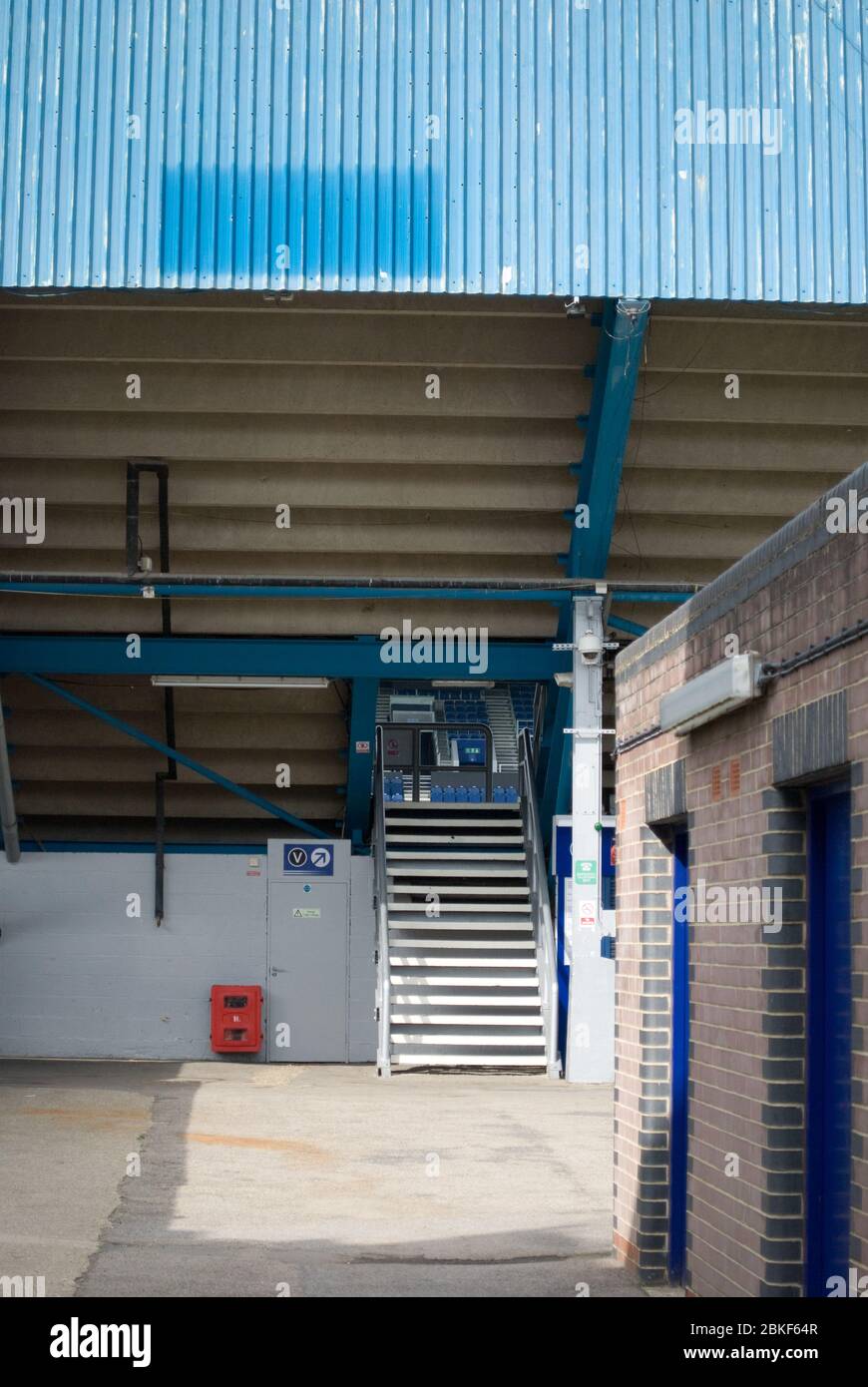 Ellerslie Road Stand Blue Stadium 1960s 1970s Architecture Steel