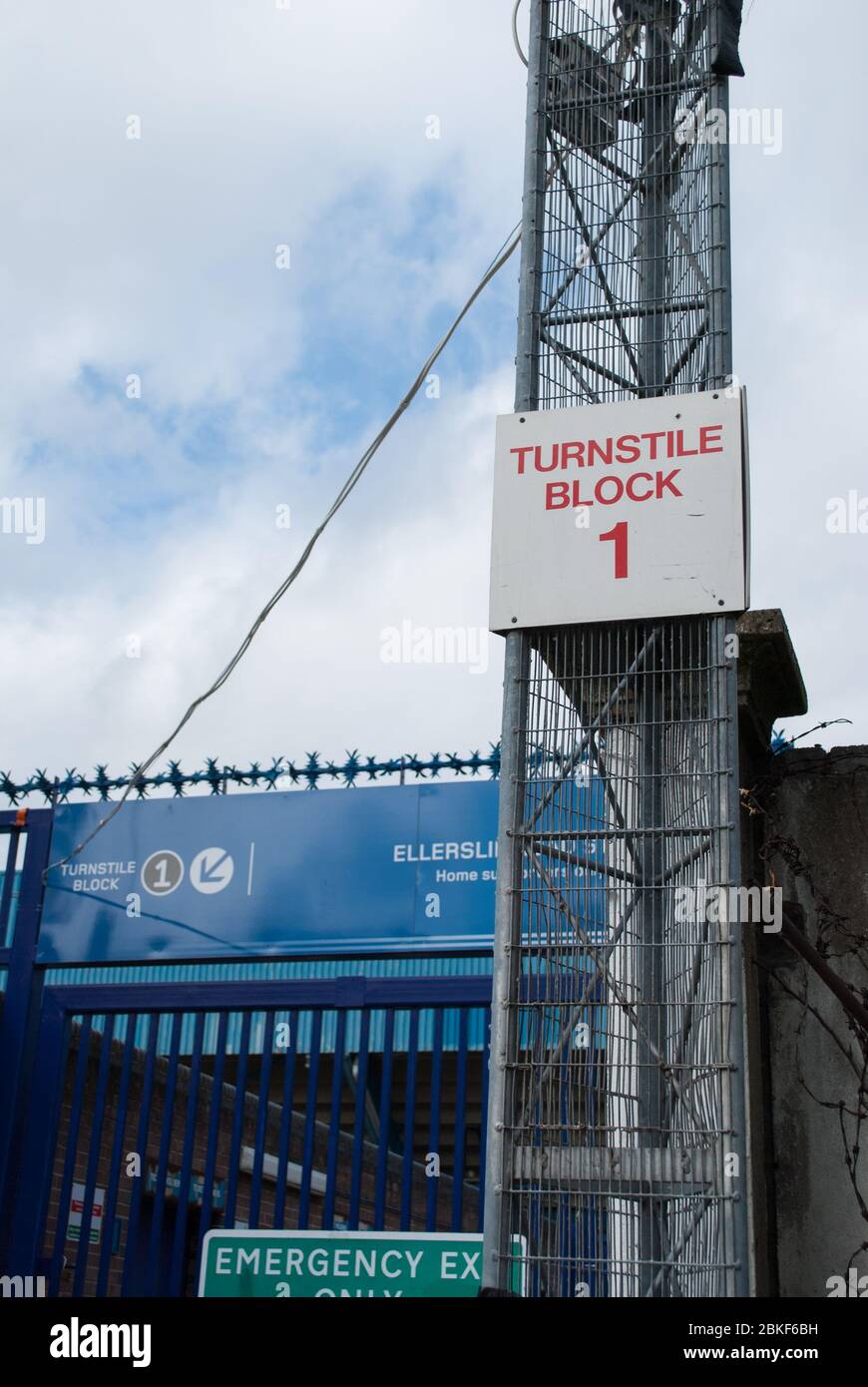 Ellerslie Road Stand Blue Stadium 1960s 1970s Architecture Steel