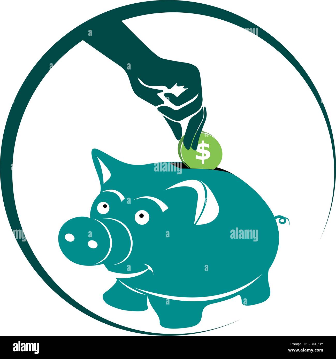Illustration art of a piggy bank with isolated background Stock Vector ...