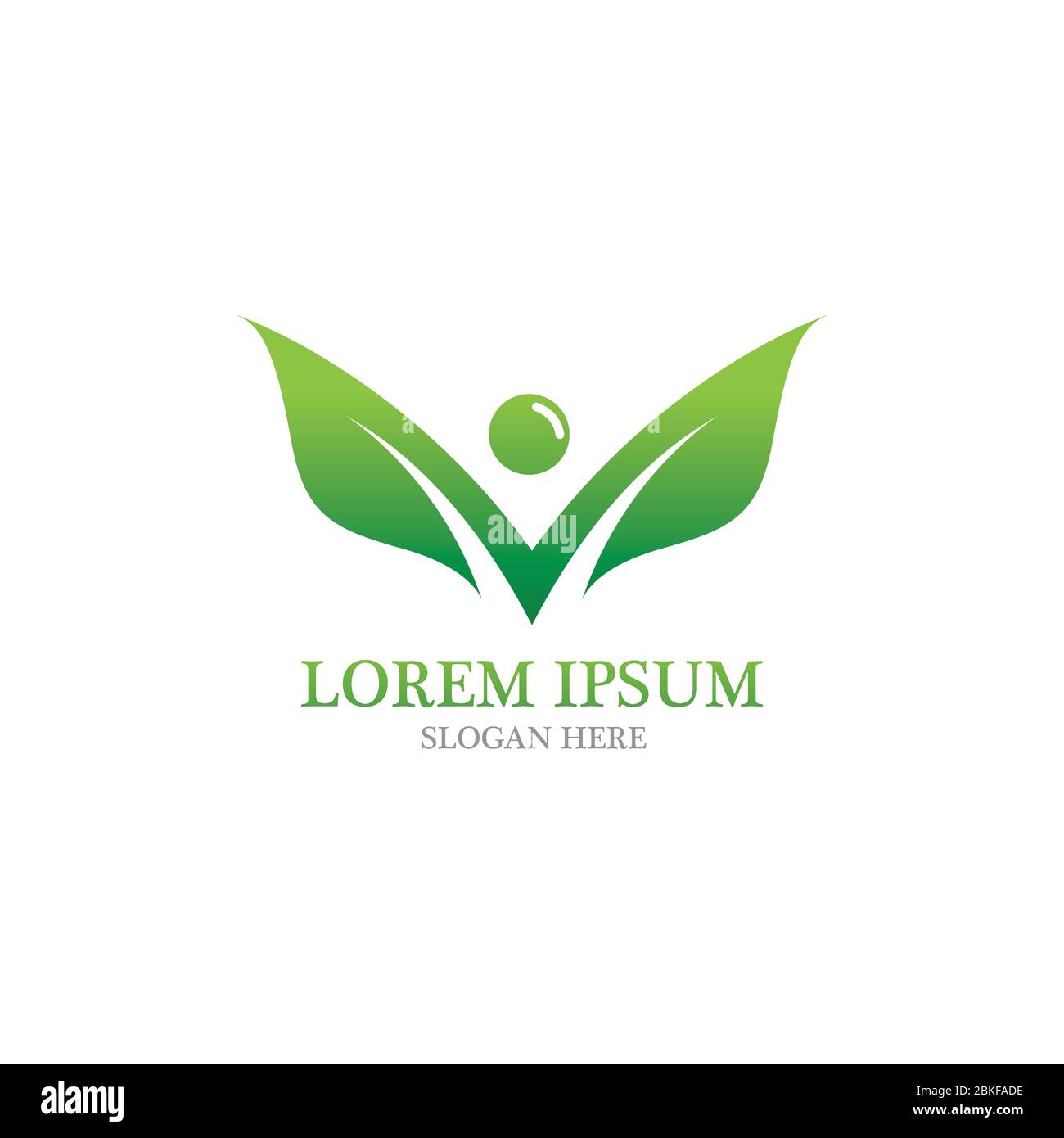 Leaf nature people health logo vector Stock Vector Image & Art - Alamy