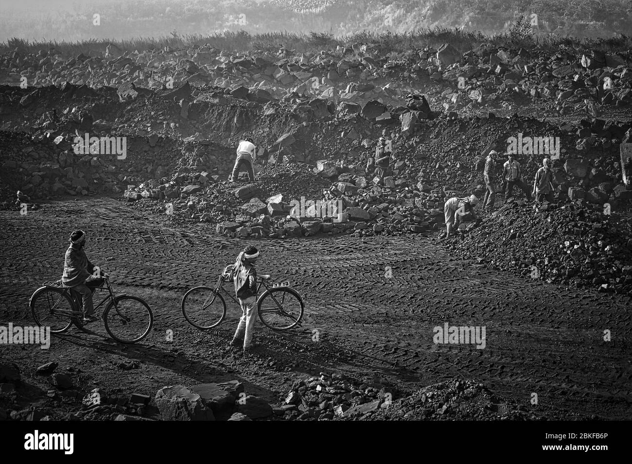 Child Labour India Black And White Stock Photos & Images - Alamy