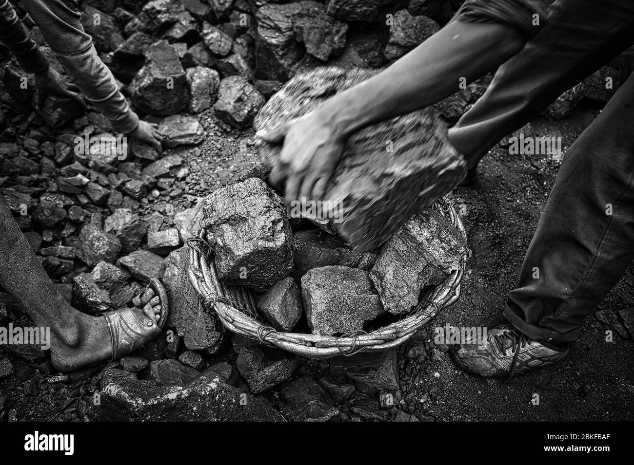 Child labour in india Black and White Stock Photos & Images - Alamy