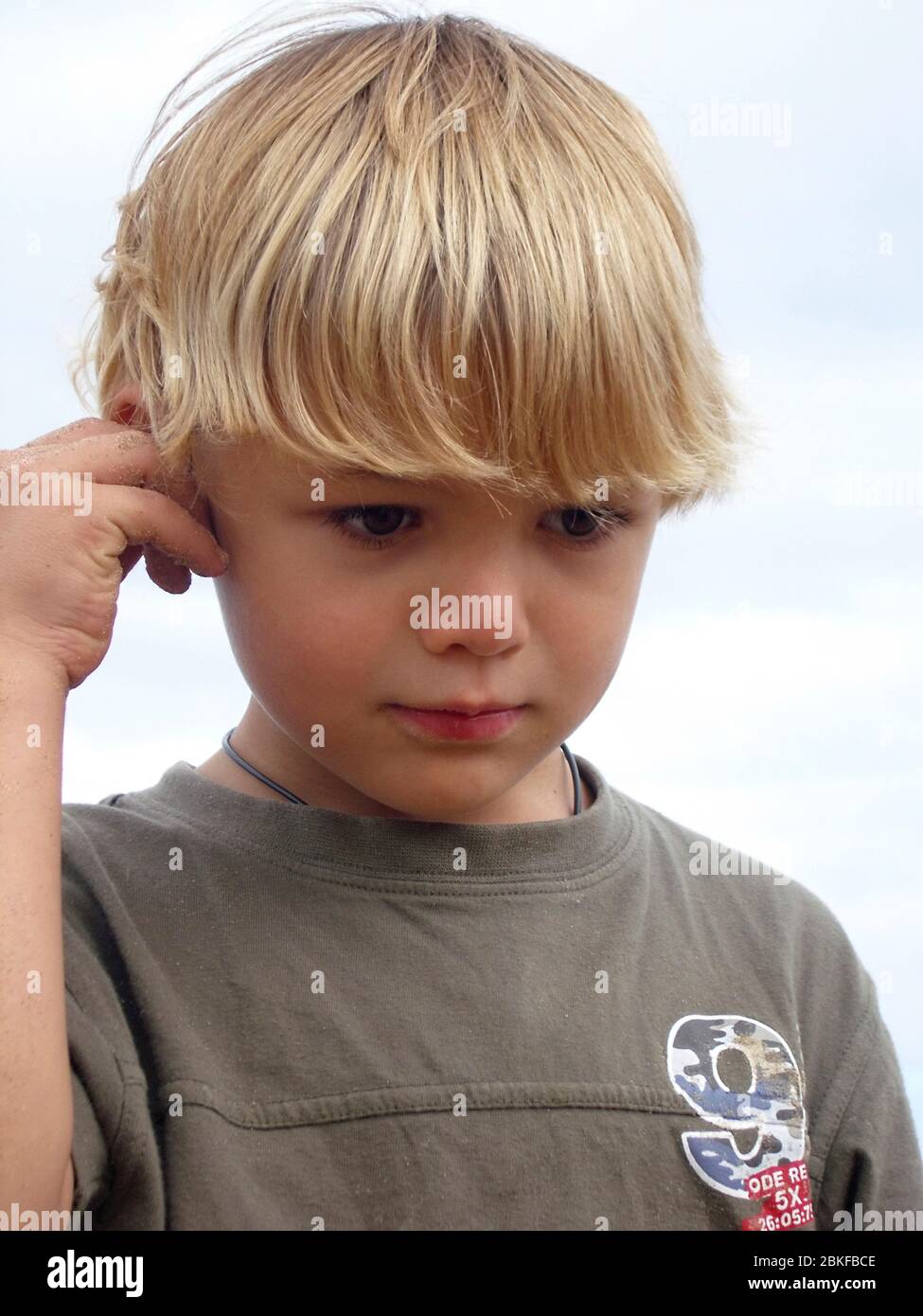 5 year old boy UK Stock Photo Alamy