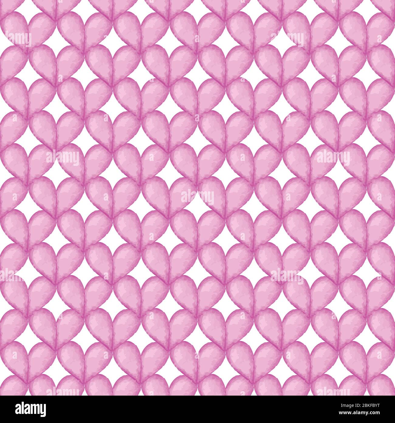 Watercolor hearts seamless pattern. Vector illustration Stock Vector ...