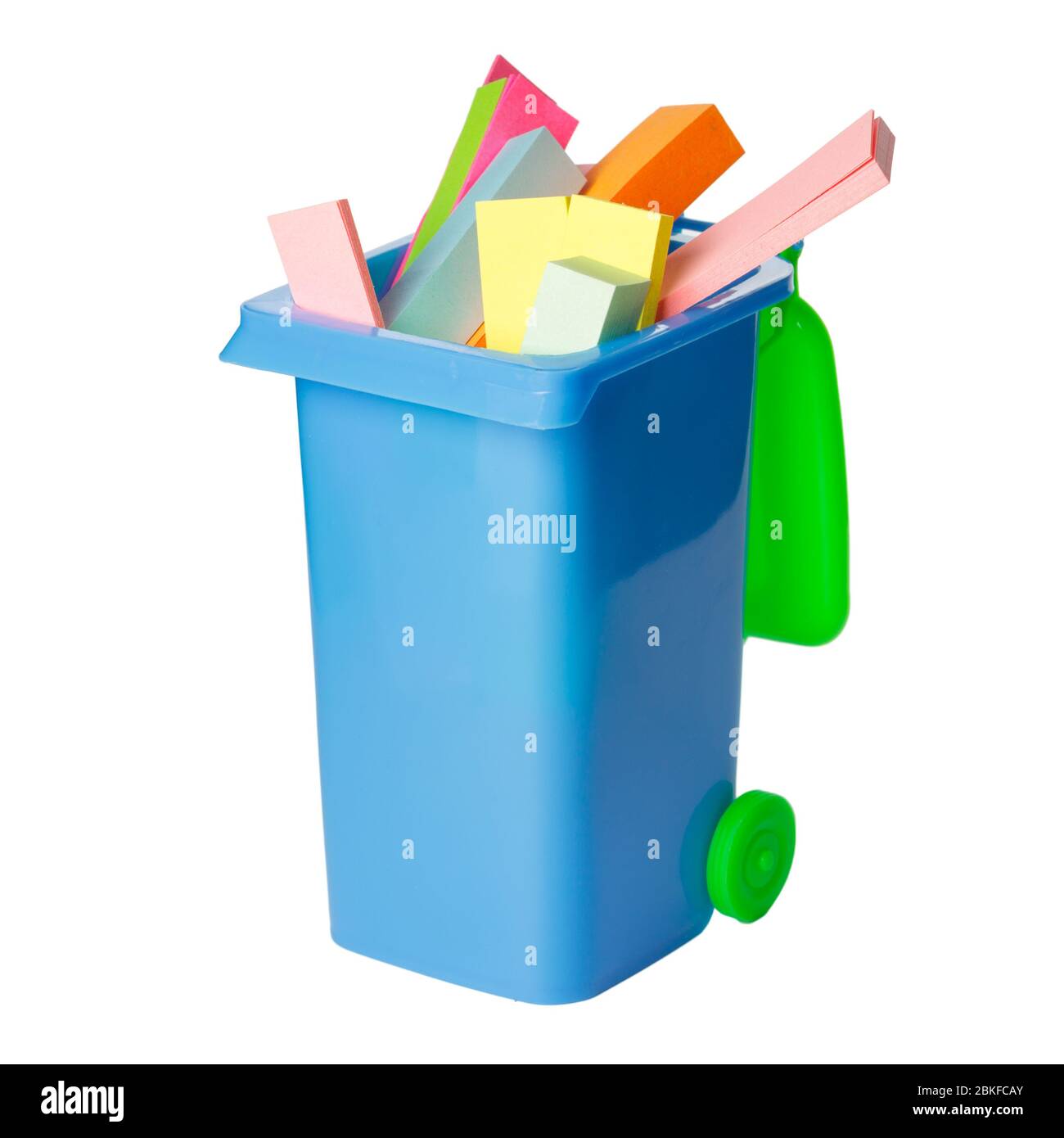 Recycle Bin Isolated on White Background. Close up Stock Photo - Alamy