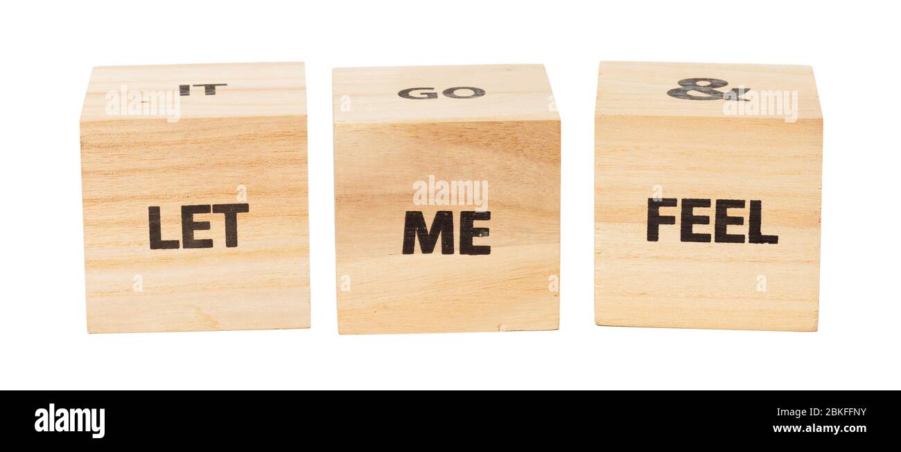 Word Written In Wooden Cube. Close up. Stock Photo