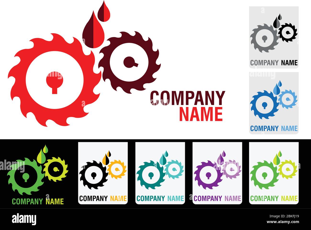 gear oil logo Stock Vector Image & Art Alamy