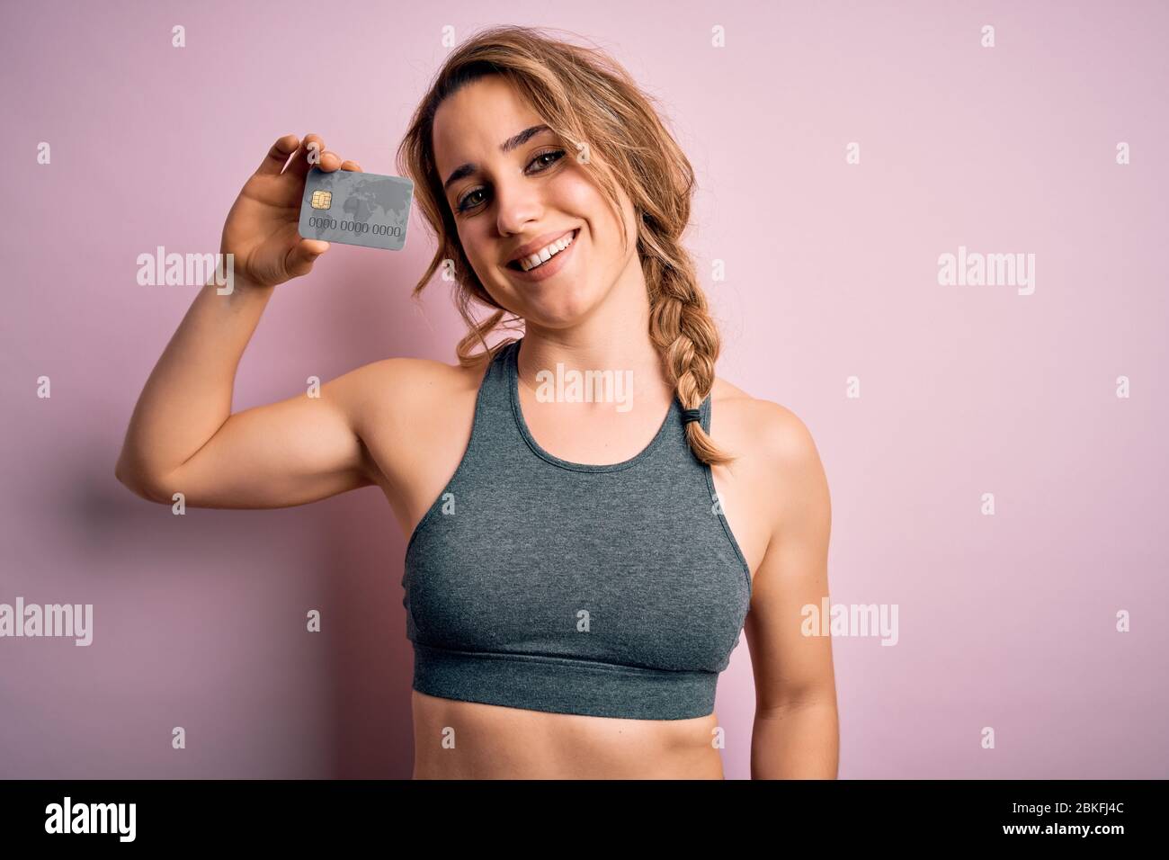 Woman happy exercise money hi-res stock photography and images - Alamy