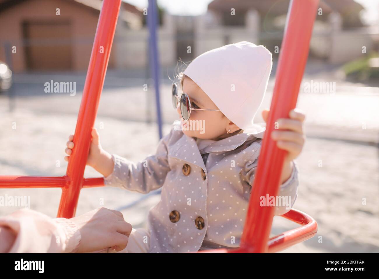 baby girl swing set
